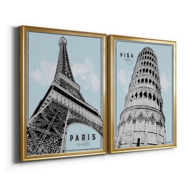  Mid Modern Paris Premium Framed Canvas - Ready To Hang - Image 0