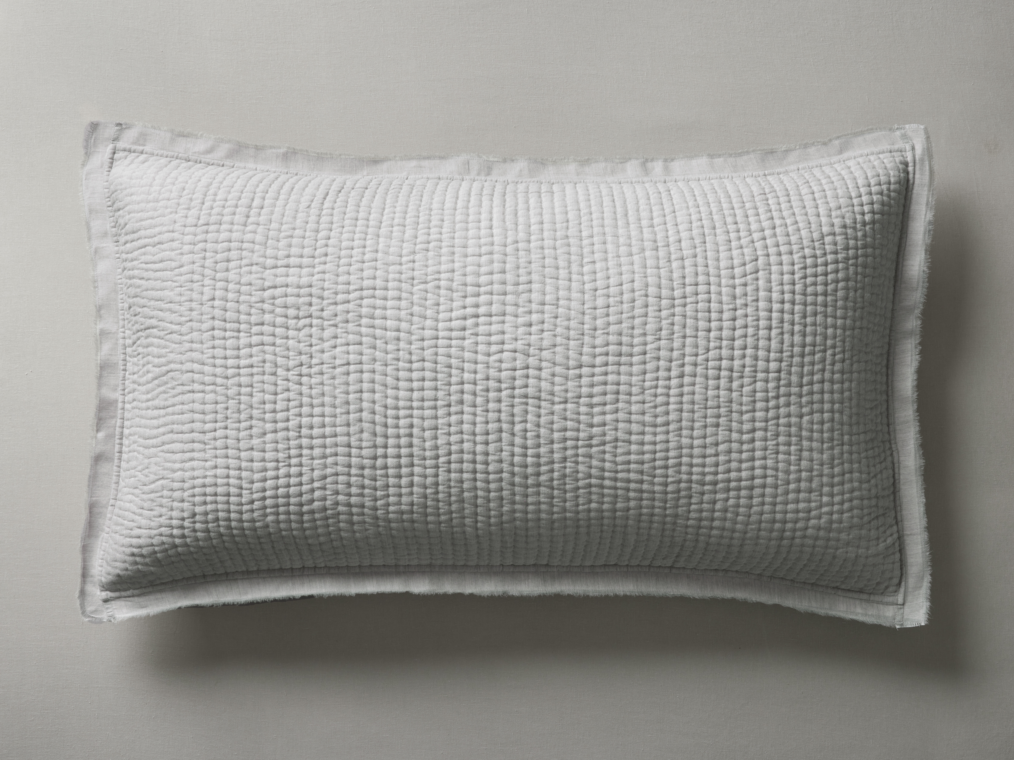 Tulaya Sham Cotton King in Gray  Mist  - Image 0