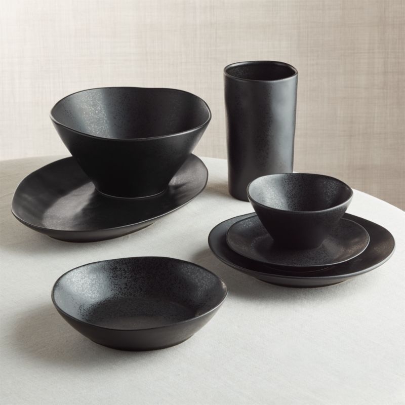 Marin Matte Black Cereal Bowls, Set of 8 - Image 6