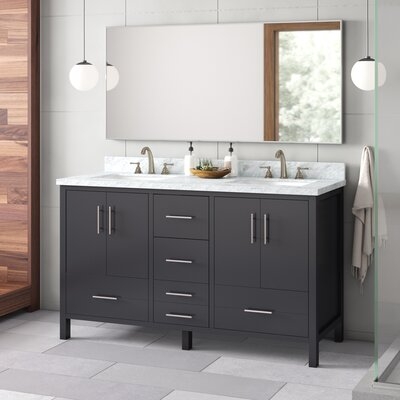 Kiara 60" Double Bathroom Vanity Set - Image 0