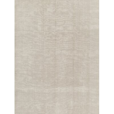 One-of-a-Kind Hand-Knotted Gray 8'9" x 11'9" Wool Area Rug - Image 0