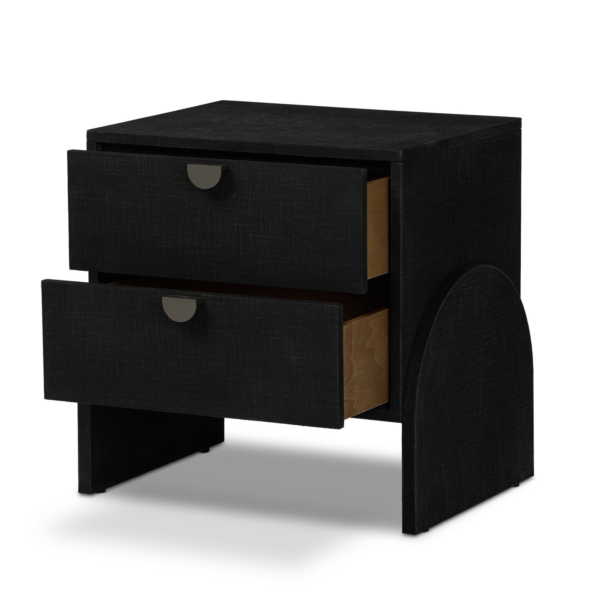 Cressida Nightstand - Black Linen - Image 7