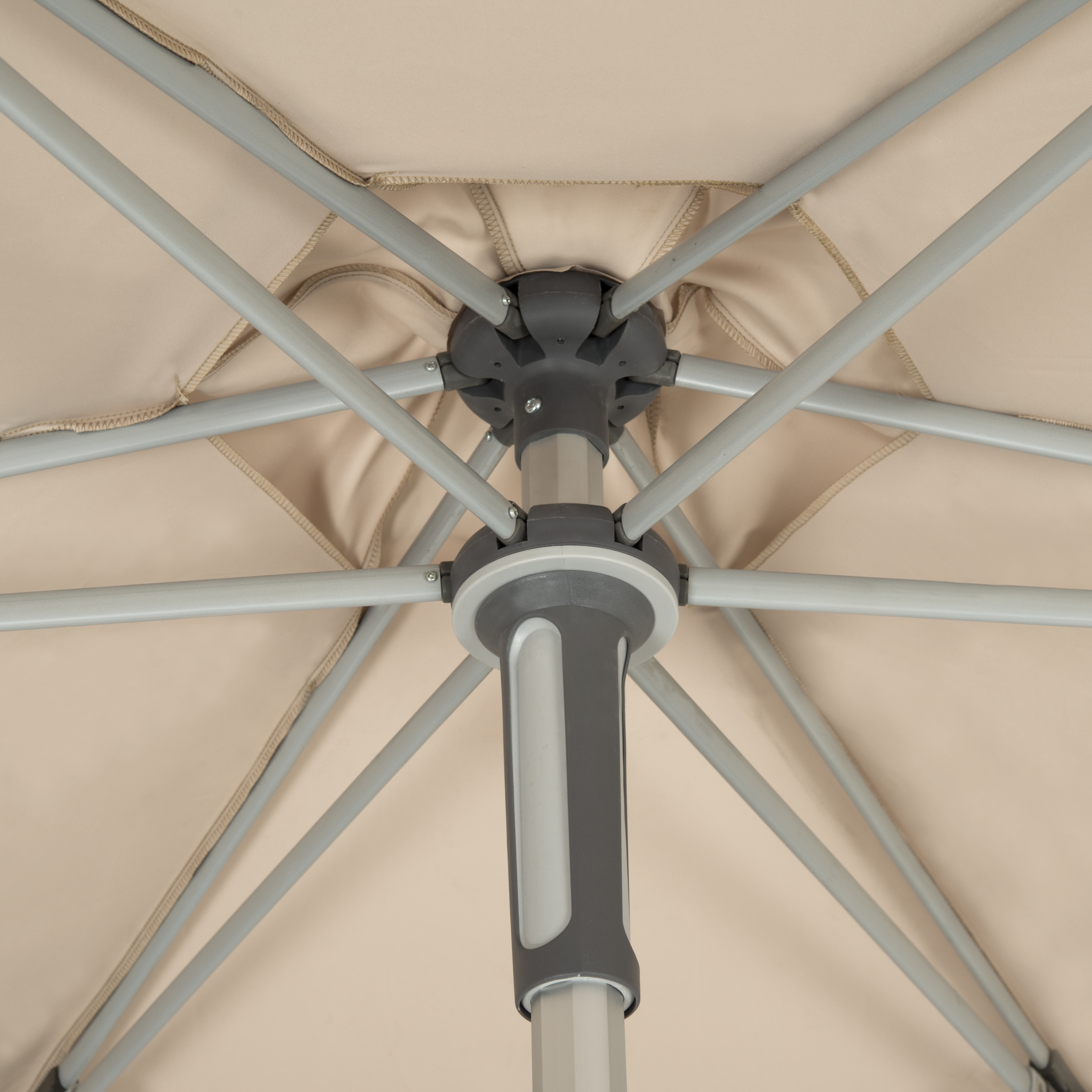 Uv Resistant Hurst 9 Ft Easy Glide Market Umbrella - Beige - Arlo Home - Image 2