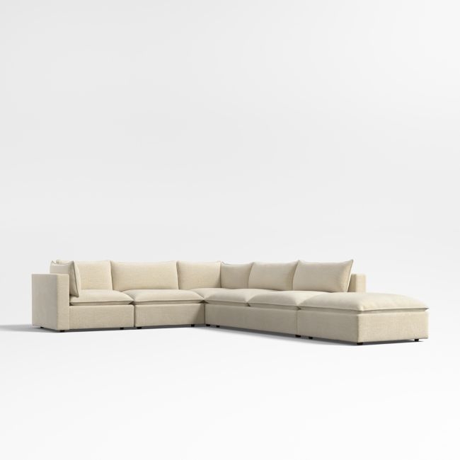 Lotus Deep Modular 5-Piece Sectional Sofa - Image 0