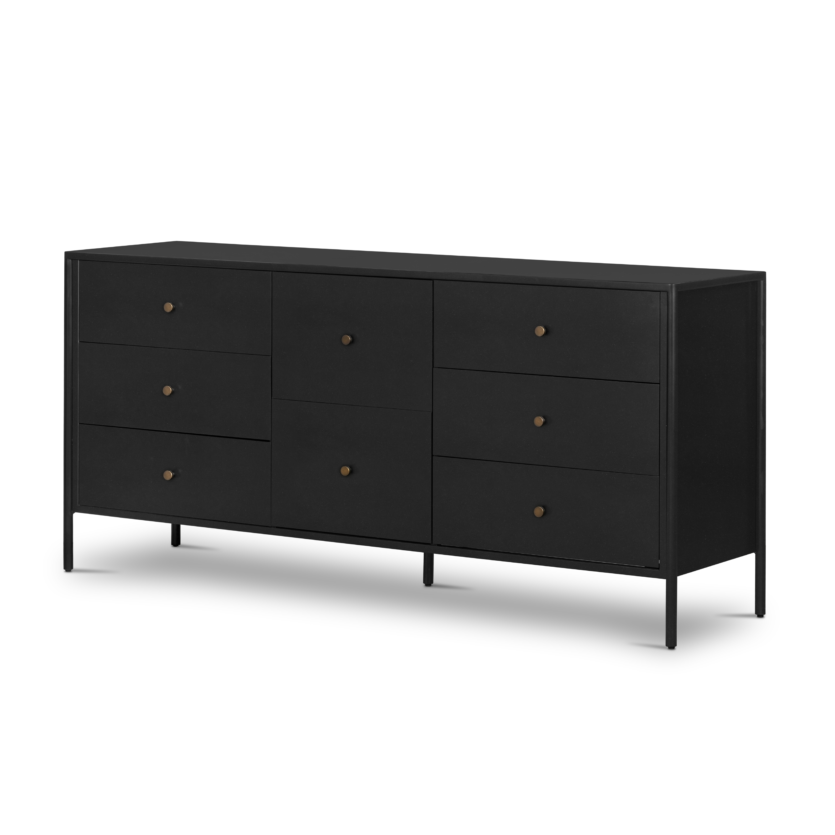Soto 8 Drawer Dresser-Black - Image 0