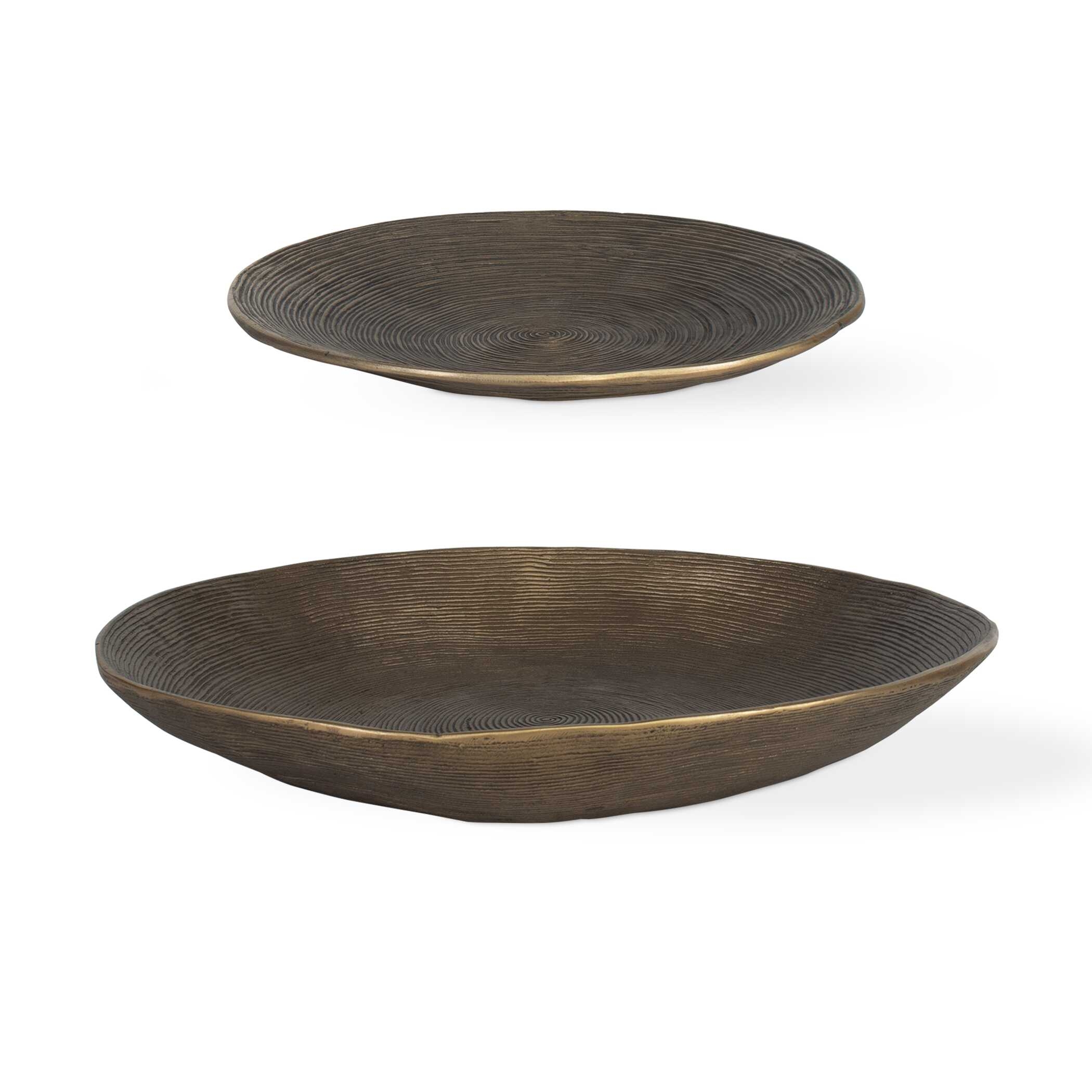 Stratum Round Brass Bowls Set/2 - Image 0