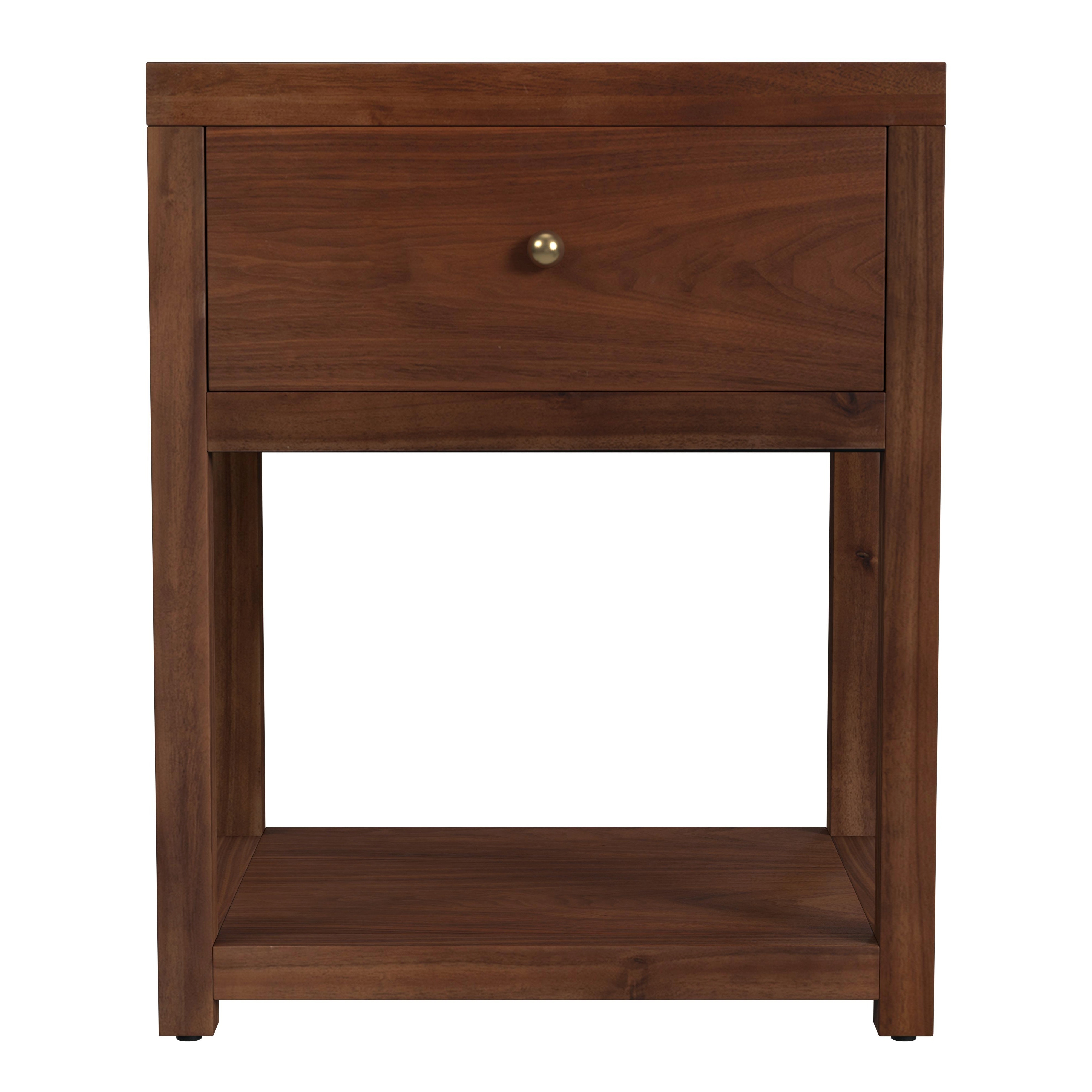 Nora Walnut Nightstand - Image 3