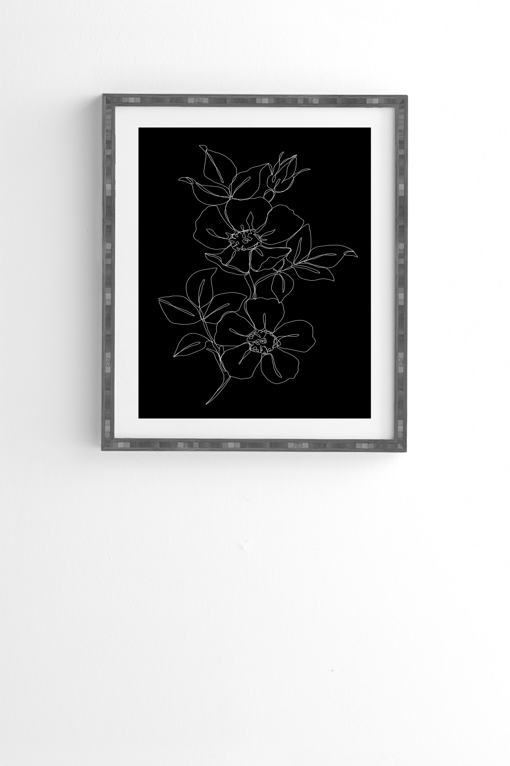 Botanical Illustration by The Colour Study - Framed Wall Art Bamboo 19" x 22.4" - Image 0