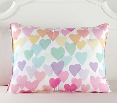 Evie Dream Heart Comforter, Standard Sham, Multi - Image 0