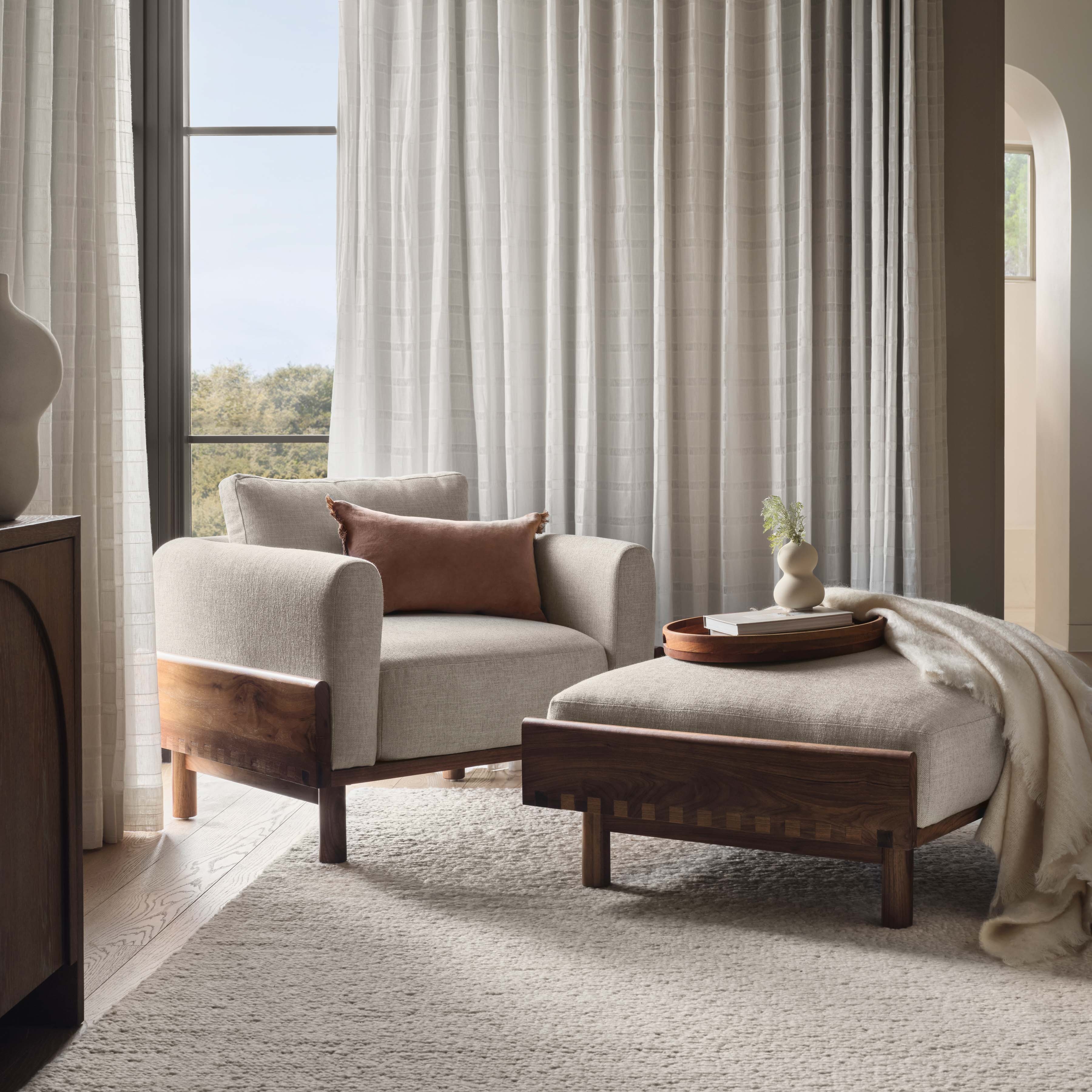 The Citizenry Parina Handwoven Area Rug | 10' x 14' | Cream - Image 2