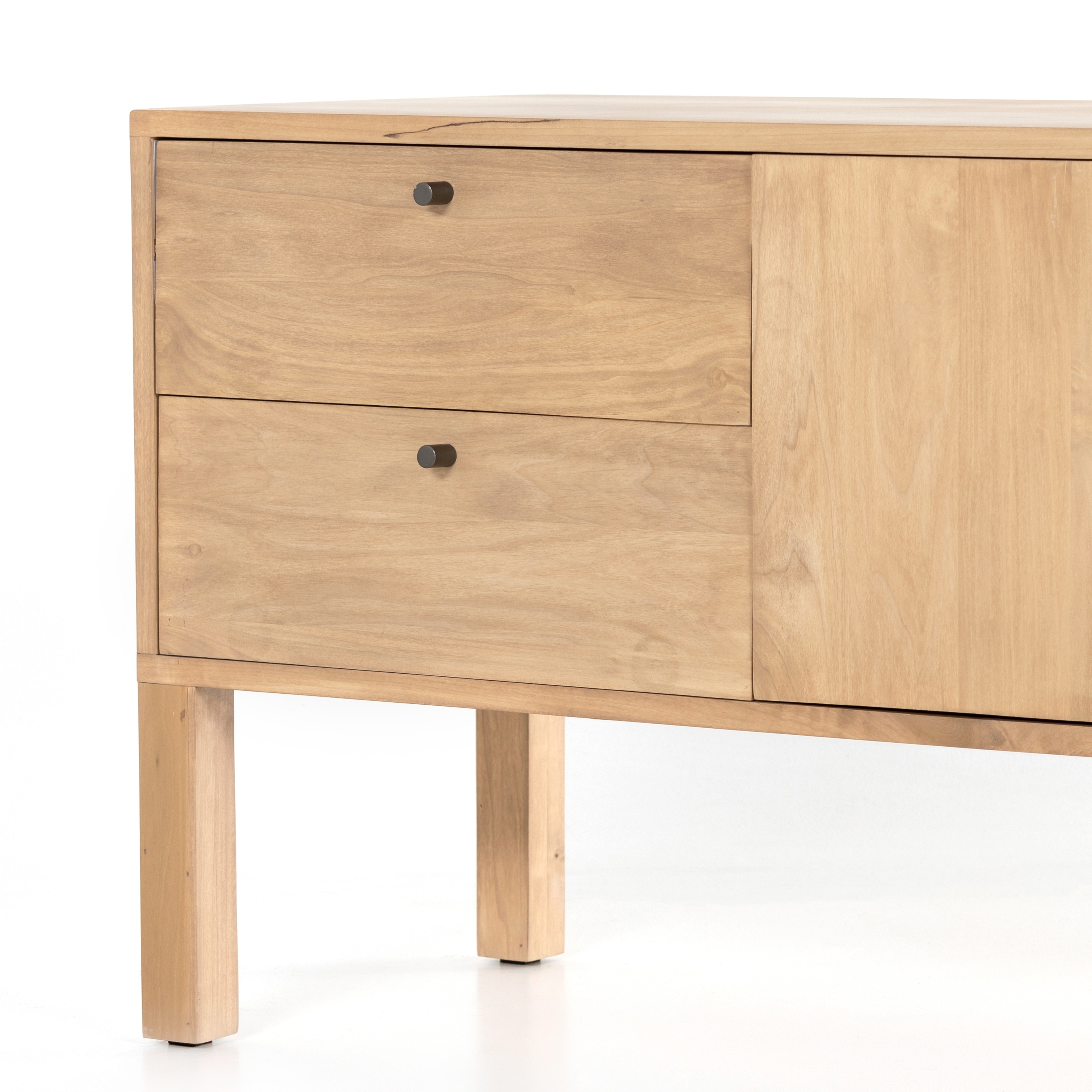 Isador Media Console-Dry Wash Poplar - Image 7