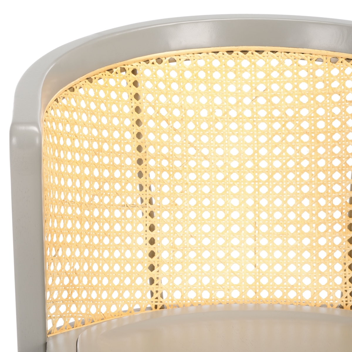 Edan Dining Chair - Grey / Natural - Safavieh - Image 2