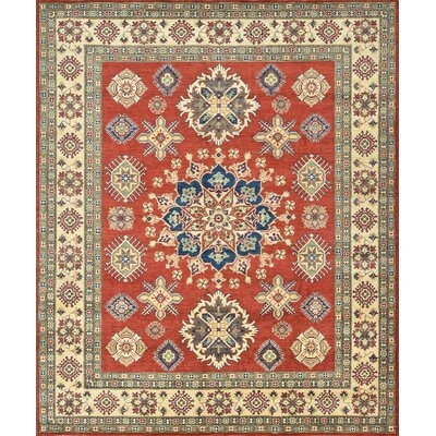 One-of-a-Kind Gaard Hand-Knotted 8'4" x 10' Wool Area Rug in Red - Image 0