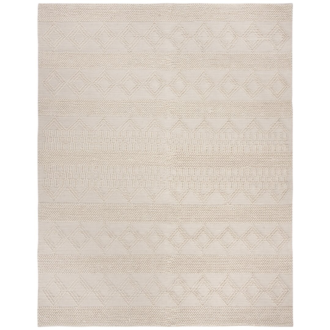 Safavieh Natura Handwoven Wool/Cotton Beige Area Rug - Image 0