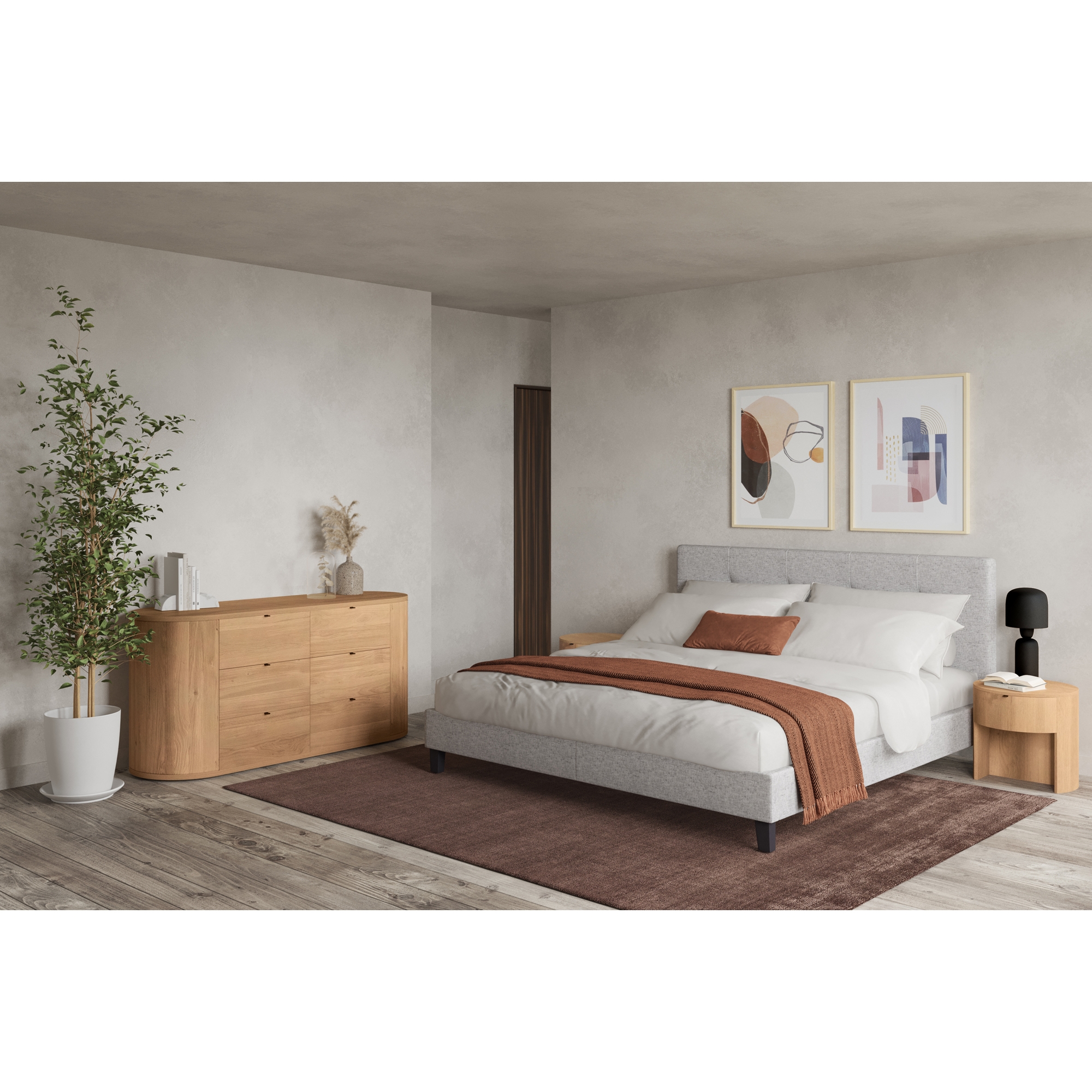 Theo One Drawer Nightstand - Image 8