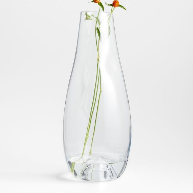 Regen Clear Blown Glass Vase 21" - Image 0