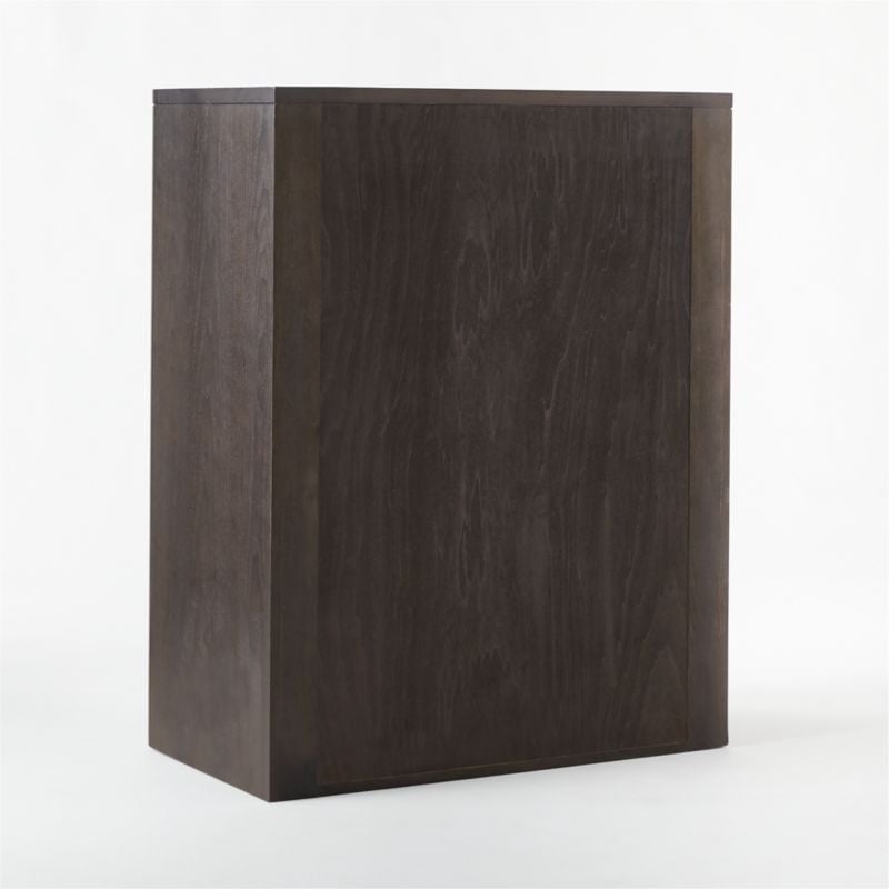 Port Blackened Wood Tall Dresser - Image 5