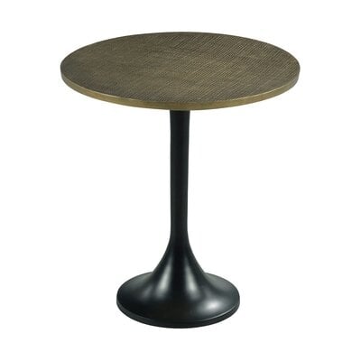 Soulful Textures Pedestal End Table - Image 0