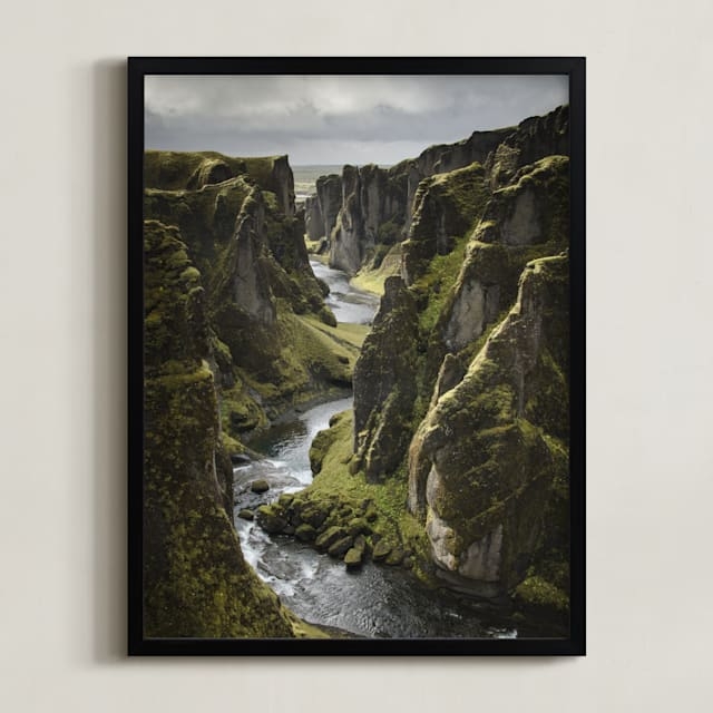 Icelandic Canyon Open Edition Fine Art Print - Image 0