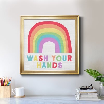 Wash Your Hands-Premium Framed Canvas - Ready To Hang - Image 0