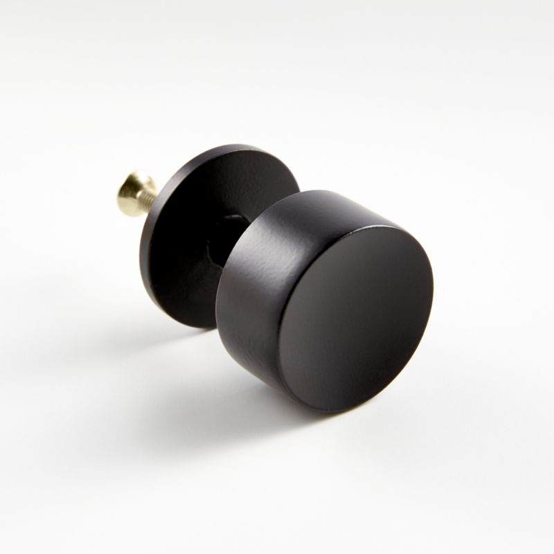 Oval Matte Black Knob - Image 7
