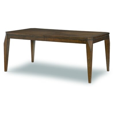 Extendable Rubberwood Solid Wood Dining Table - Image 0