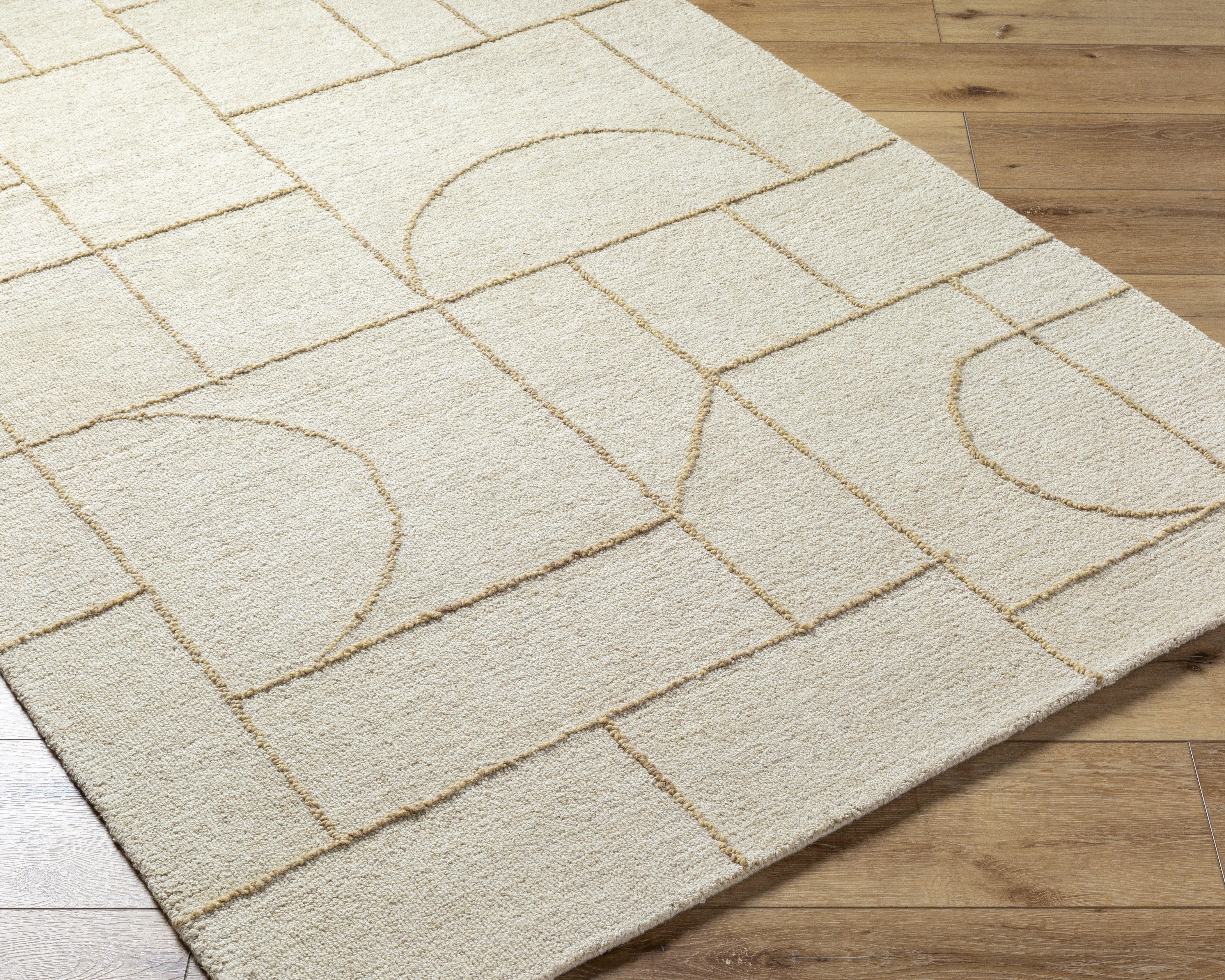 Jules Beige Indoor 2' x 3' Handmade Rug - Image 5