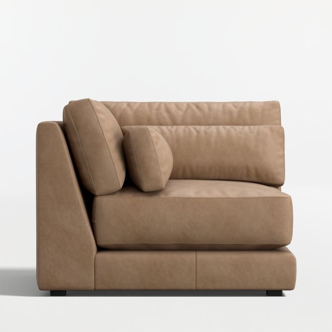 Retreat Leather Corner Chair Sectional Piece - Image 0