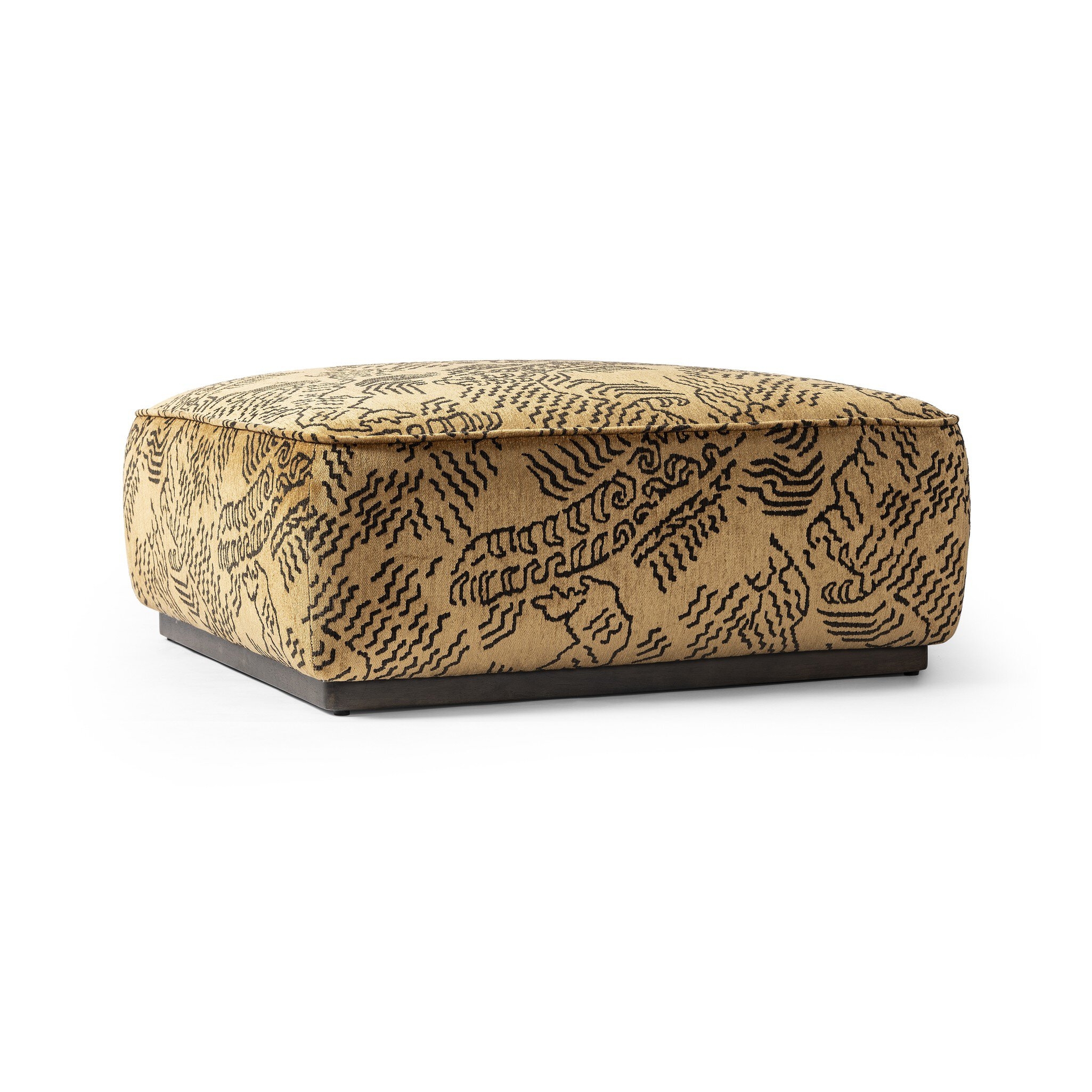 Sinclair Square Ottoman-36" - Balkan Ochre - Image 7