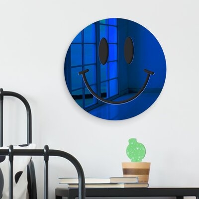 Brevik Happy Face Smiley Mirror Wall Decor - Image 0