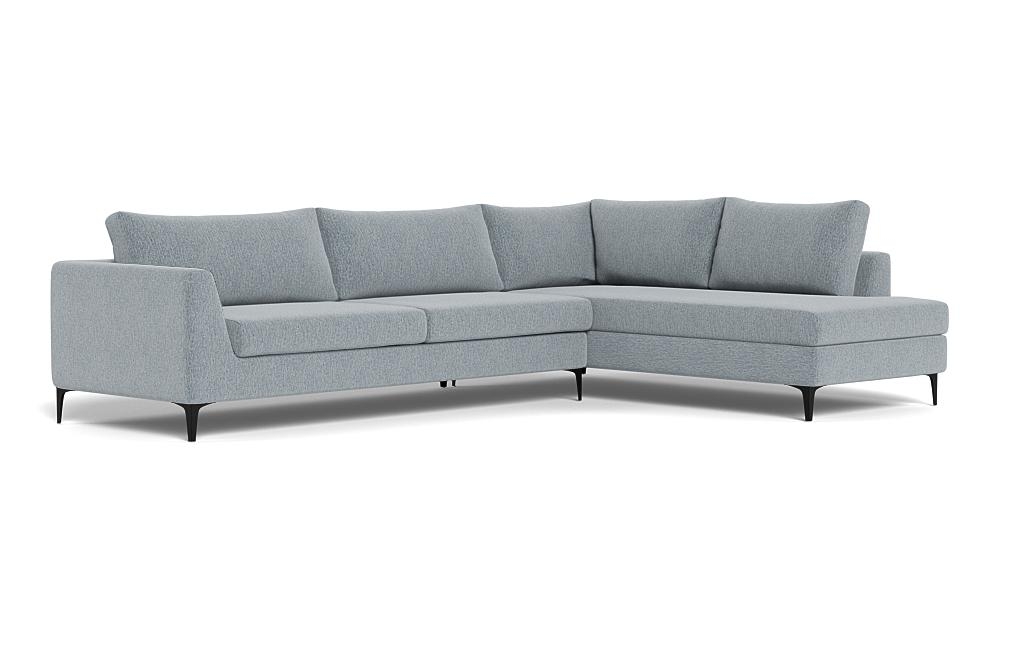 Asher 3-Seat Sectional with Right Bumper - Image 1