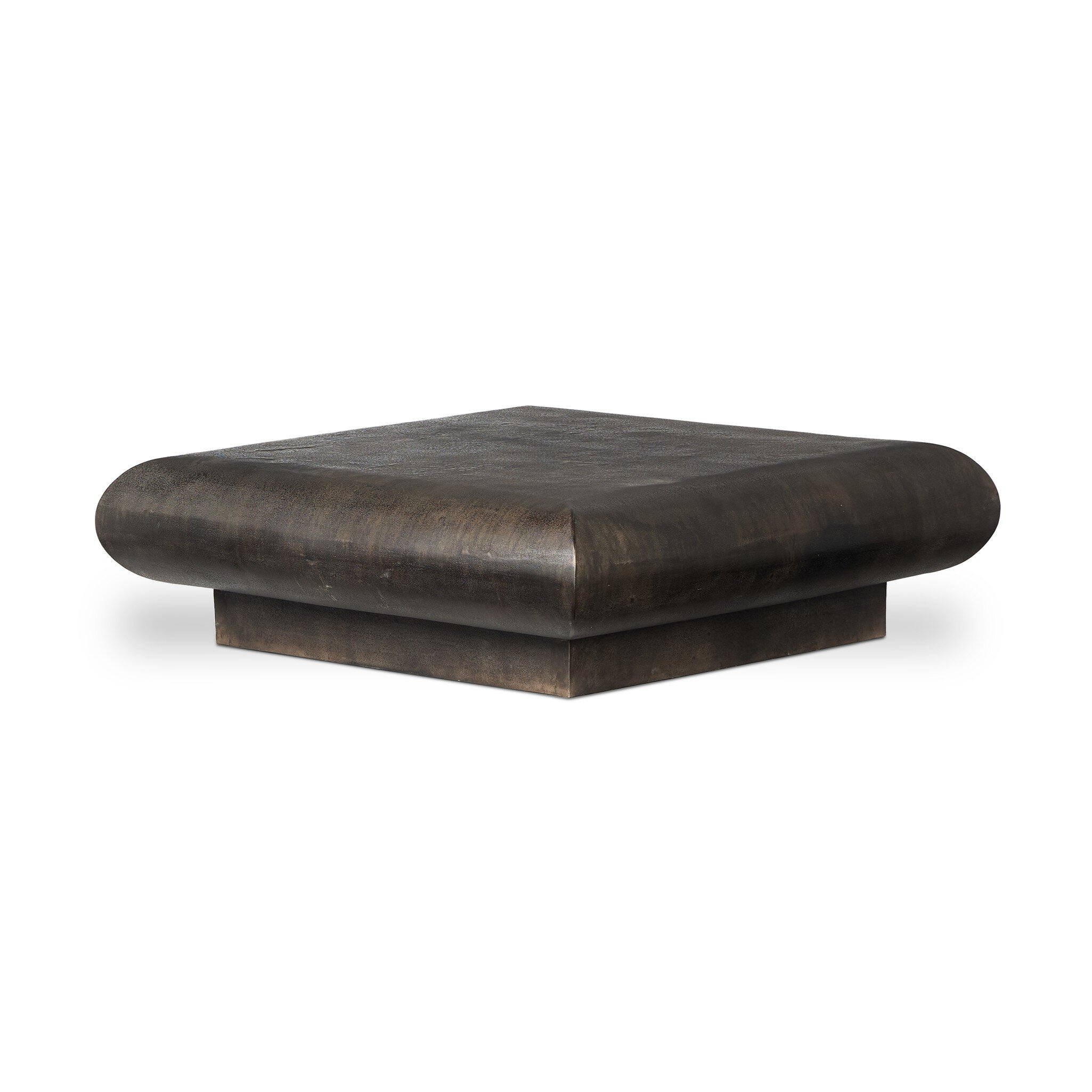 Ambra Outdoor Coffee Table - Distressed Bronze - Image 1