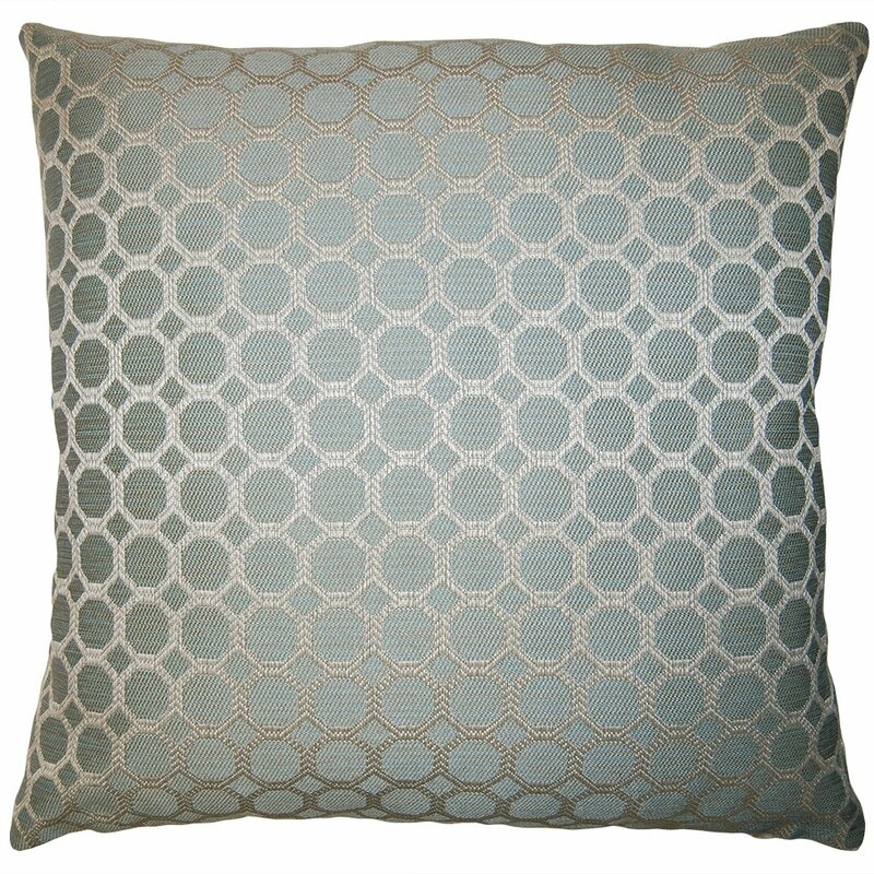 Square Feathers Baja Mosaic Pillow Cover & Insert - Image 0