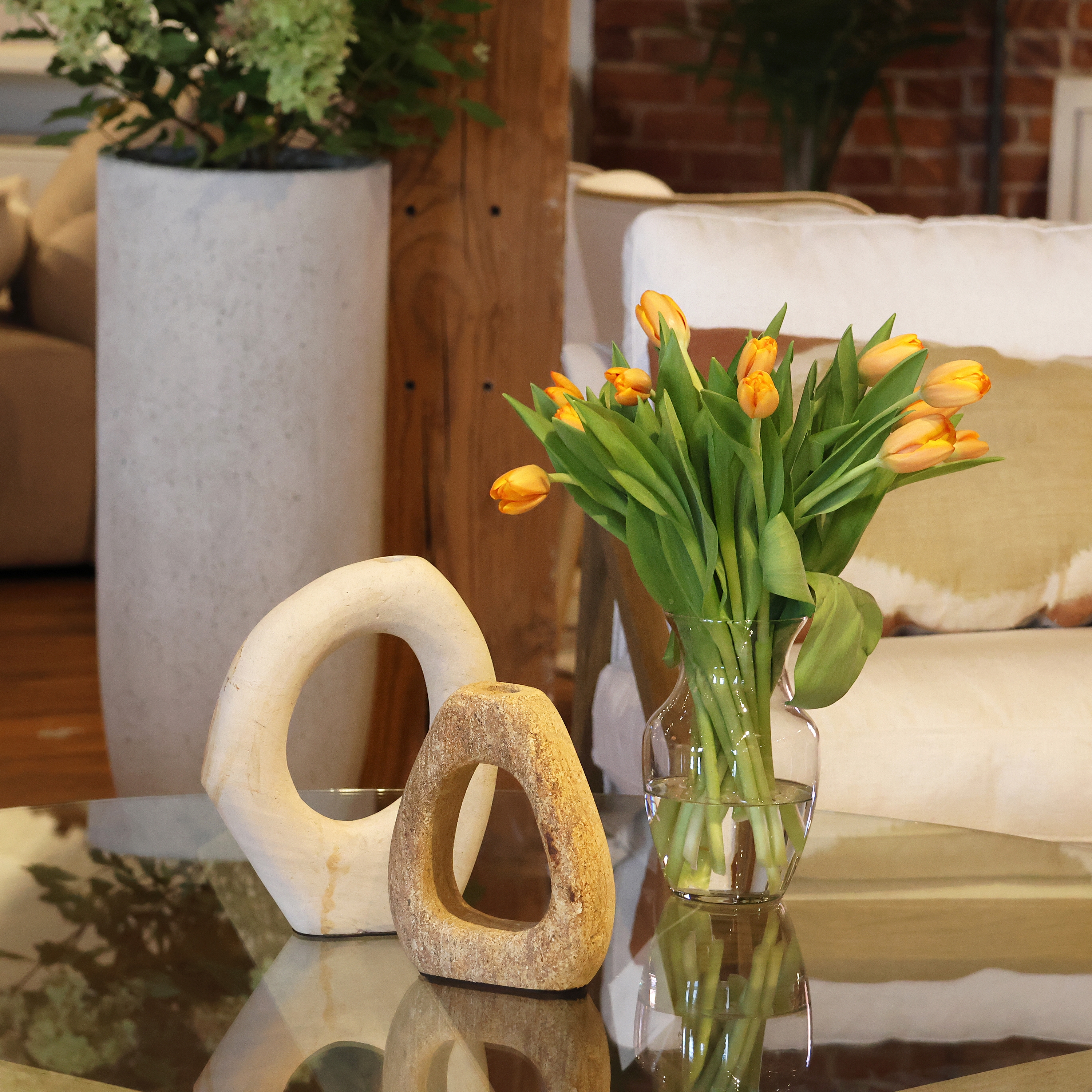 Winfrey Candle Holder Natural - Image 2