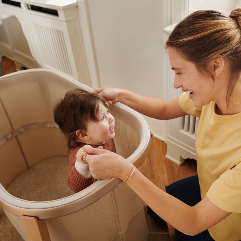 Stokke ® Snoozi ™ Sandy Beige Adjustable Baby Bassinet - Image 5