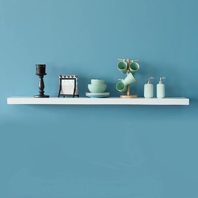 Floating Shelves, White Floating Wall Shelf Ledge Shelf - Image 0
