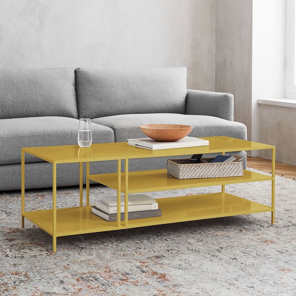 Profile Coffee Table, Green Gold - Image 0