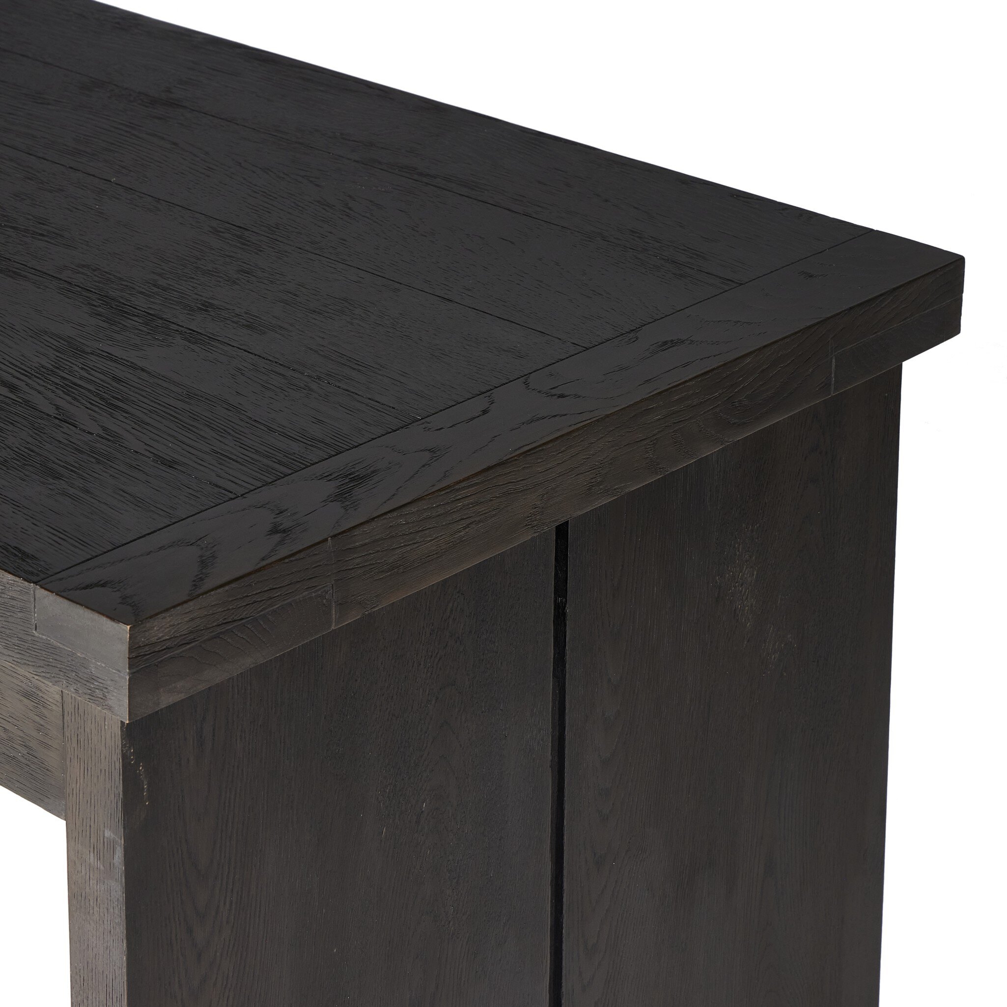Warby Desk - Worn Black Veneer - Image 12