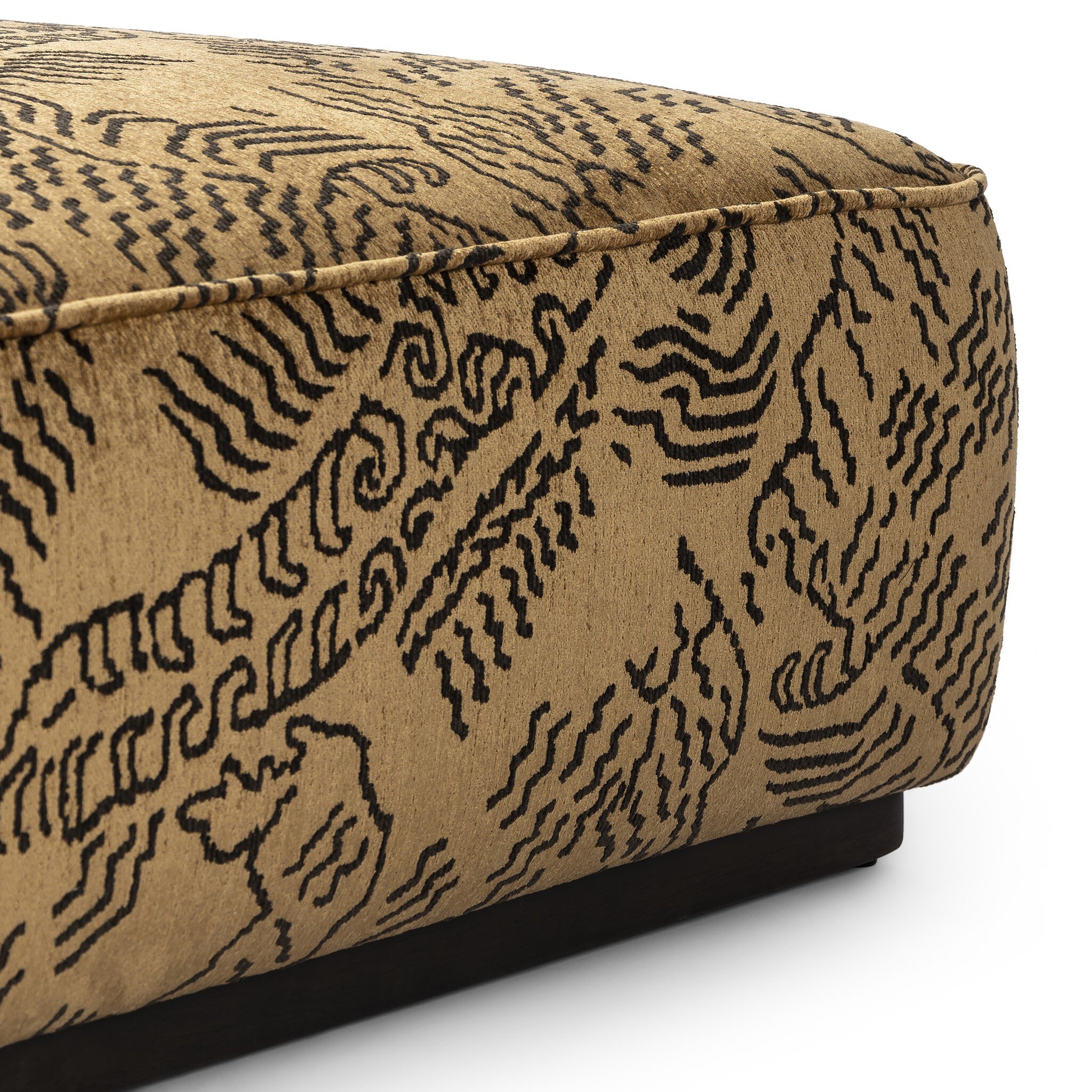 Sinclair Square Ottoman-36" - Balkan Ochre - Image 5