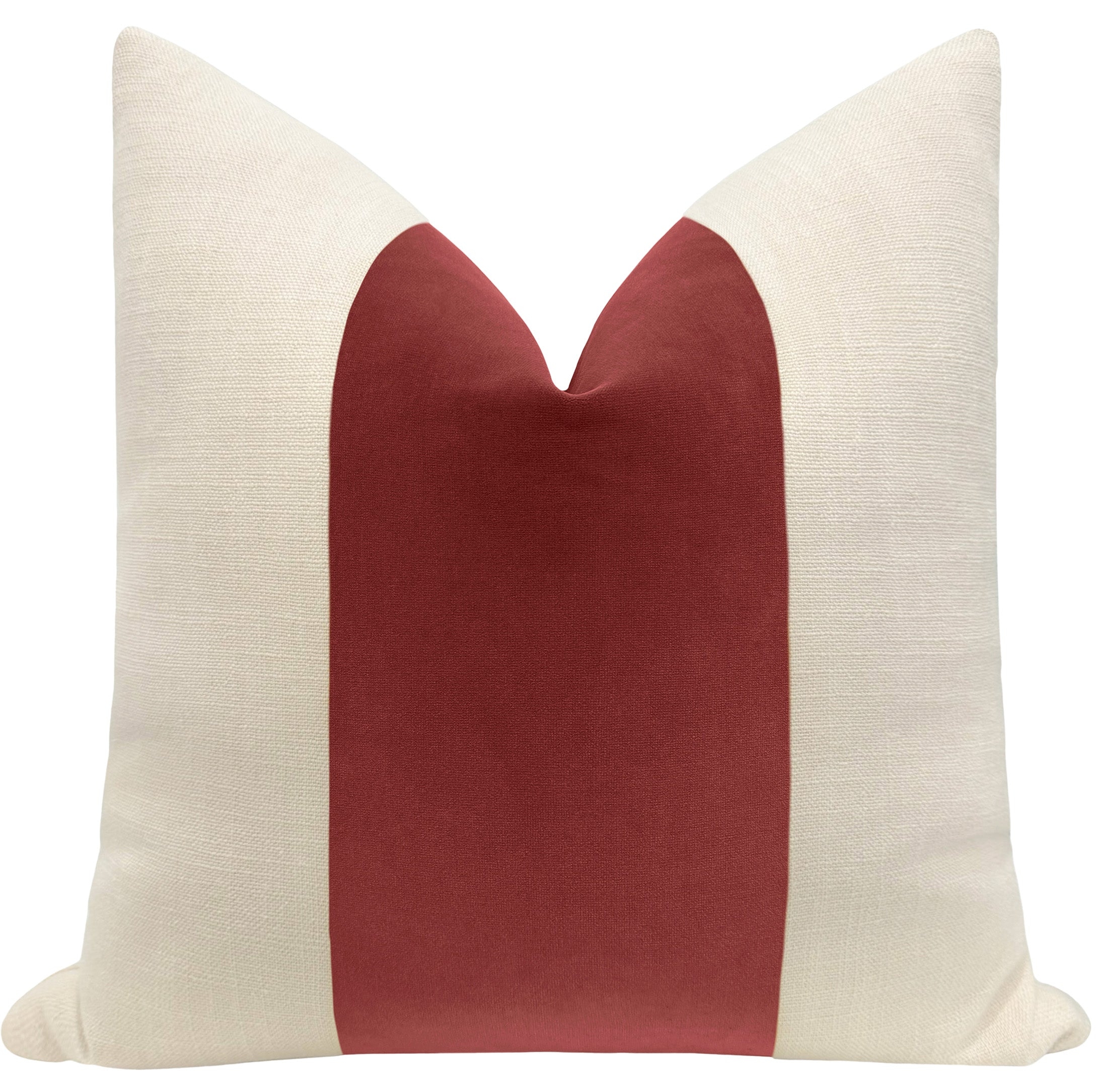 PANEL :: SIGNATURE VELVET // RHUBARB - 20" X 36" STANDARD SHAM - Image 0