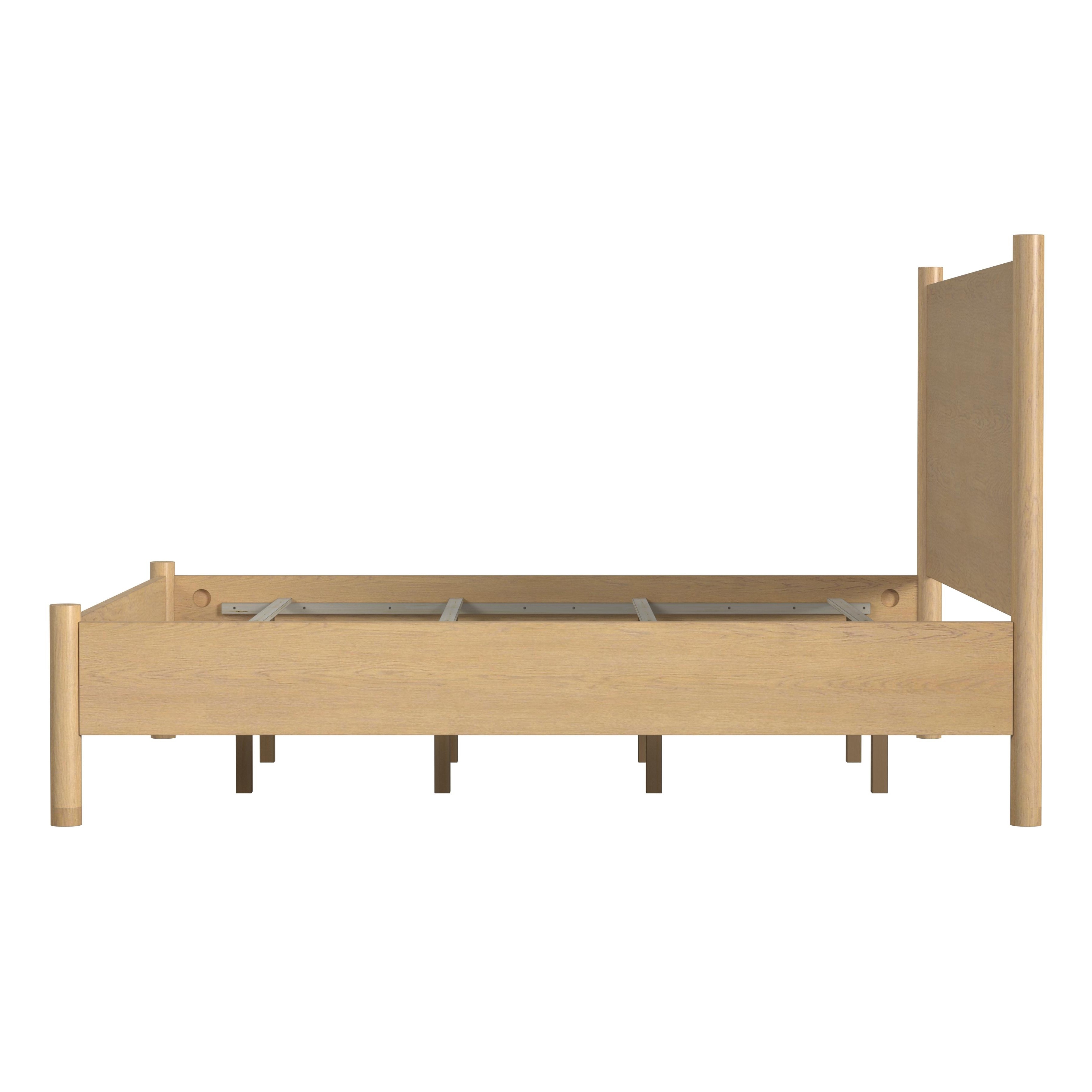 Lennon Light Natural Wood King Bed - Image 3
