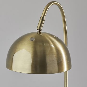 Glass Base Dome Table Lamp, Antique Bronze - Image 3