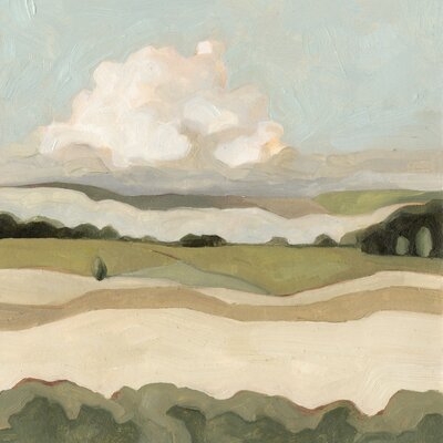 'Cumulus Landscape I' Painting on Canvas - Image 0