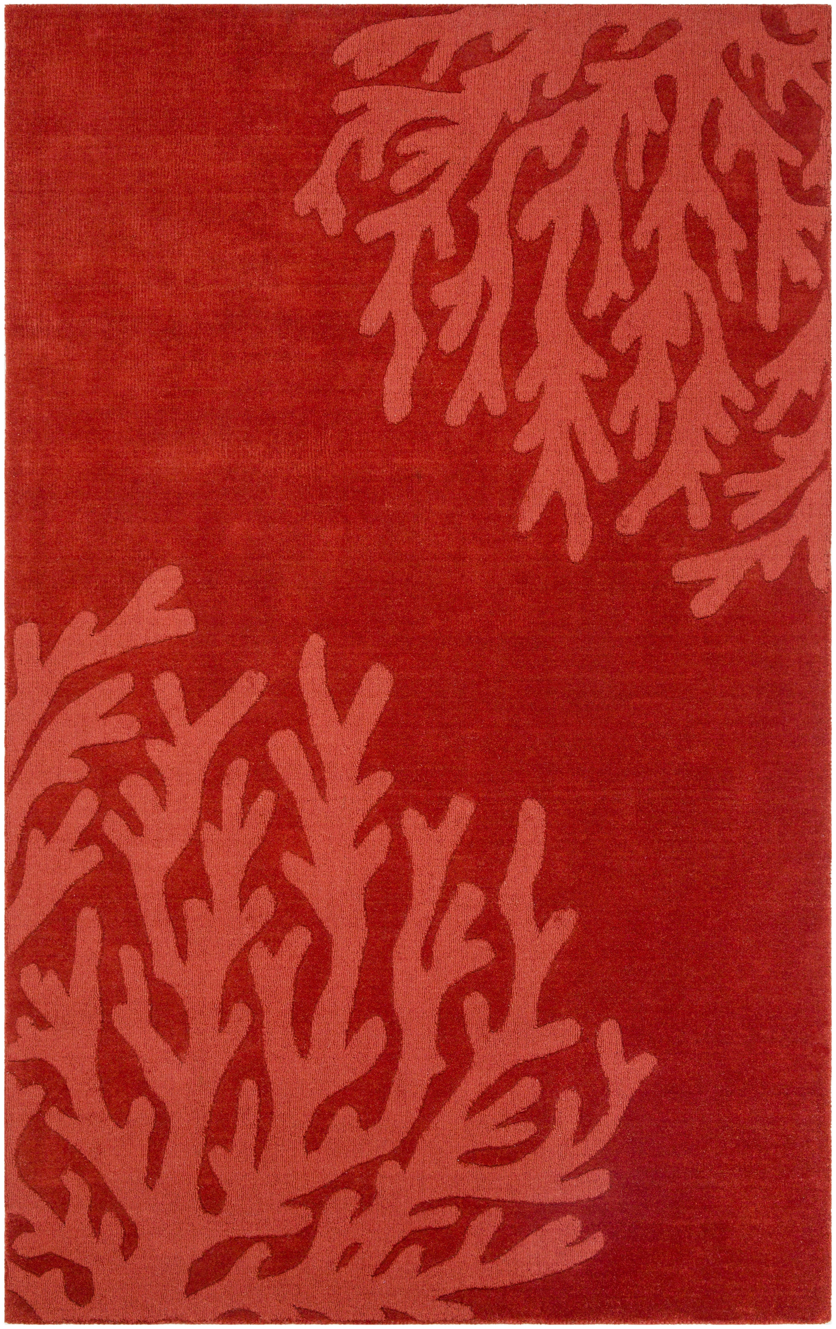 Mystique Red Indoor 2' x 3' Handmade Rug - Image 0