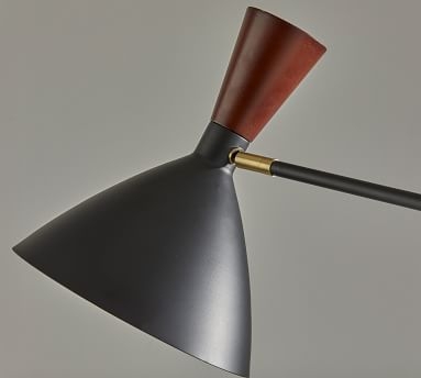 Ravenna Metal Floor Lamp, Black - Image 1