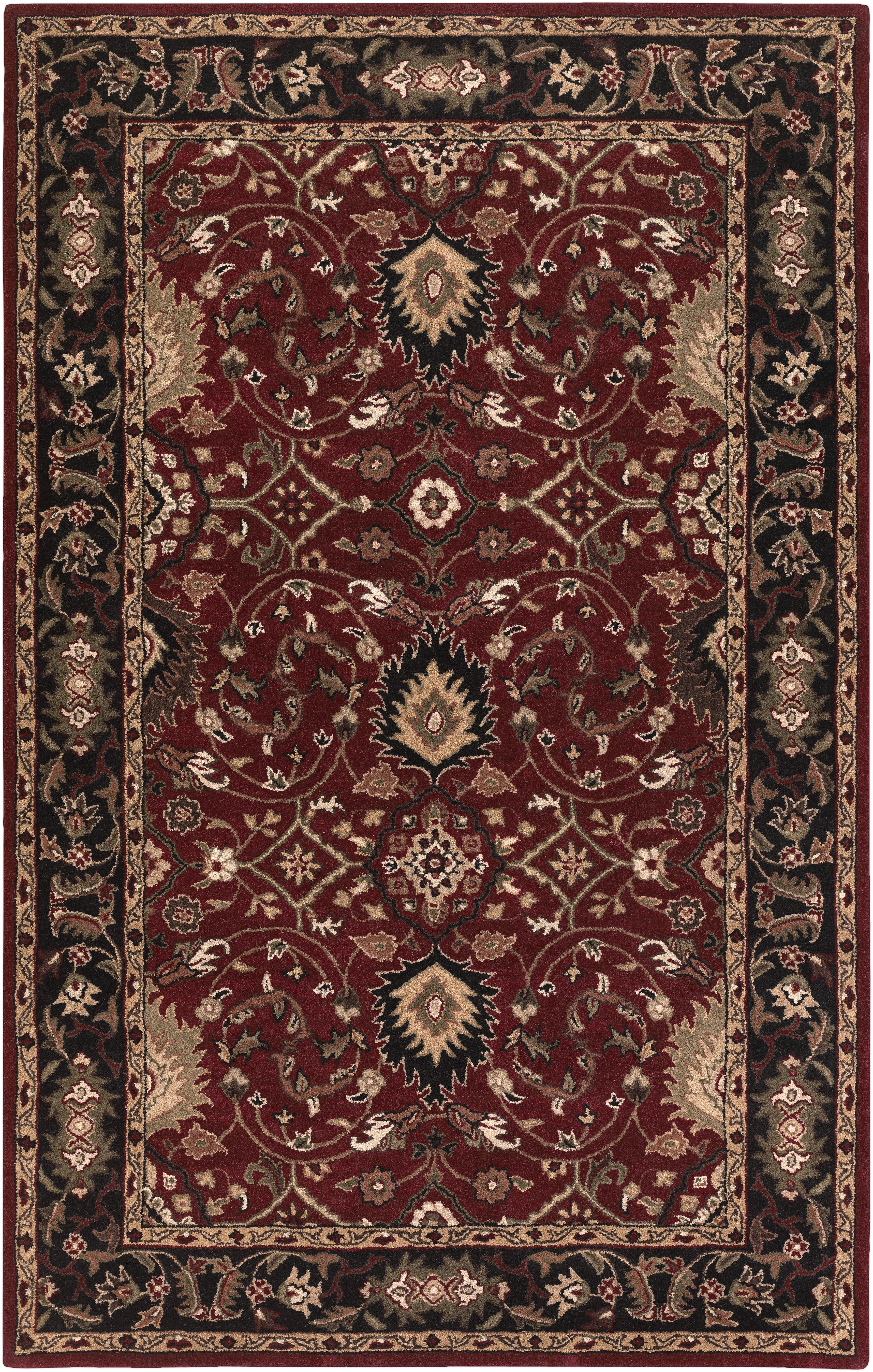 Caesar Brown Indoor 5' x 8' Handmade Rug - Image 0