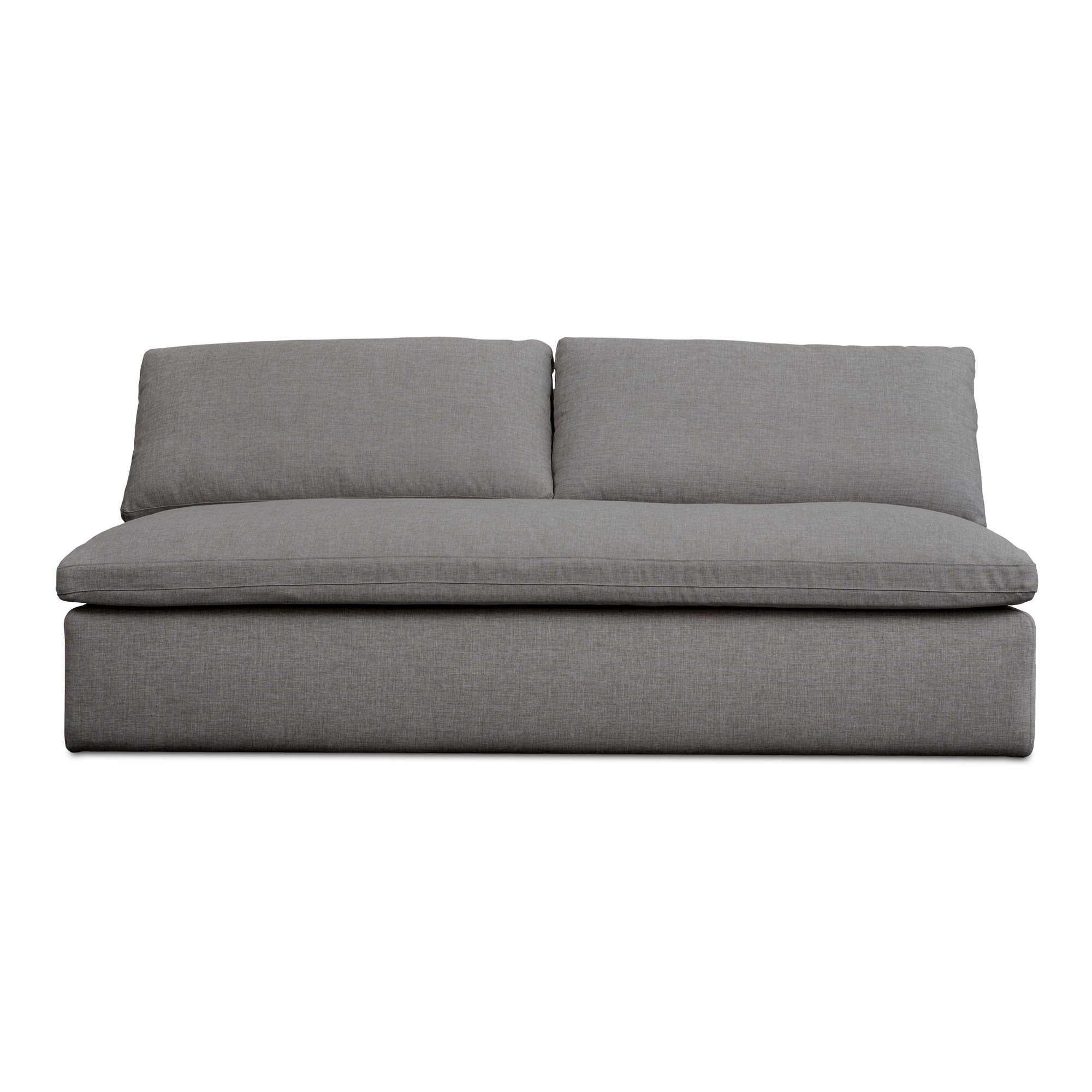 Miles Outdoor Sofa Speckled Light Grey - Image 0