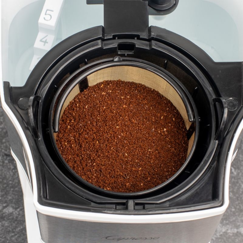 Capresso ® 5-Cup Mini White Drip Coffee Maker - Image 5