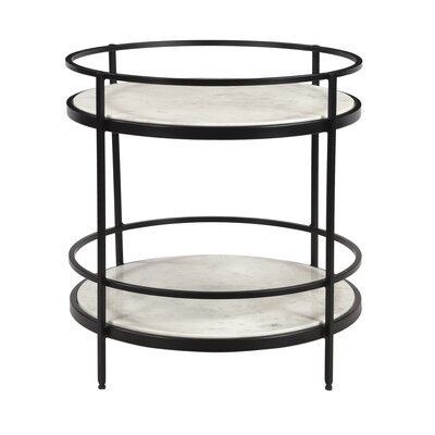 Khaza Tray Top End Table with Storage - Image 0