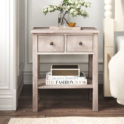Aguirre Solid + Manufactured Wood Nightstand - Image 0